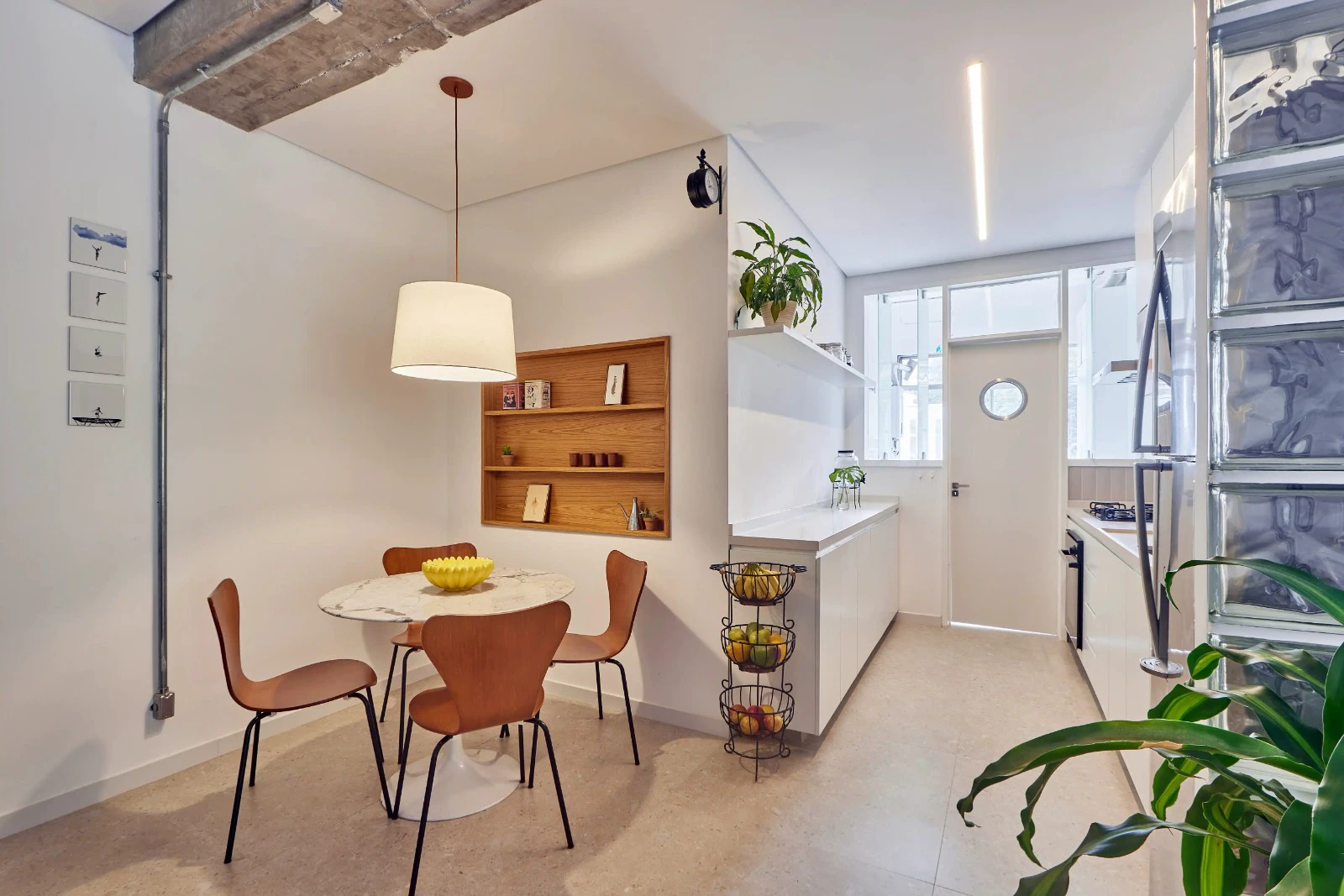 Projeto residencial: cozinha e jantar